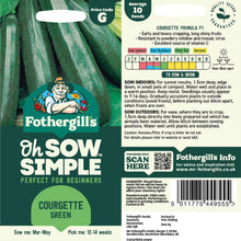 Courgette (Zucchini) Green Seed