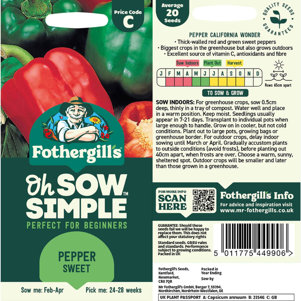 Pepper Sweet Seed