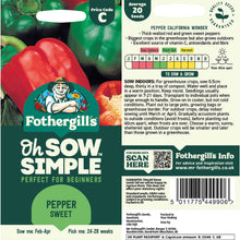 Pepper Sweet Seed
