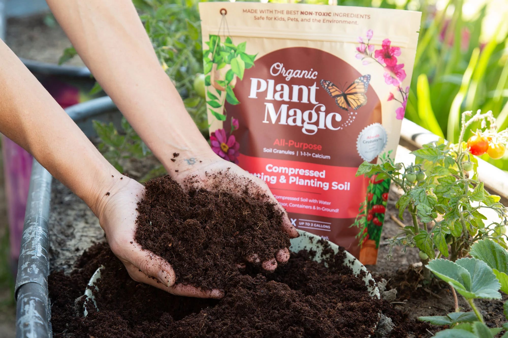 Compressed Potting & Planting Soil